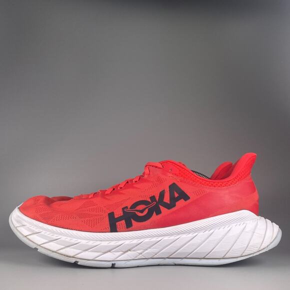 Hoka Carbon X Men\'s Size 14 Red White Running Sneakers Athletic Shoes Casual GUC main image 10